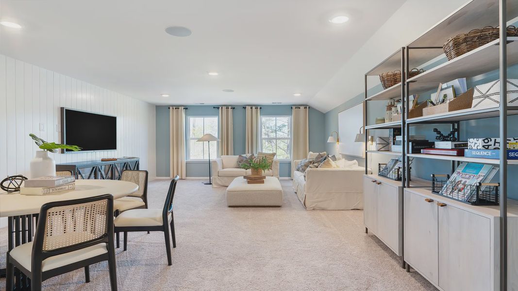 Furnished interior view inside a new home in Bluffs at Sun Colony, Longs (Image 18).