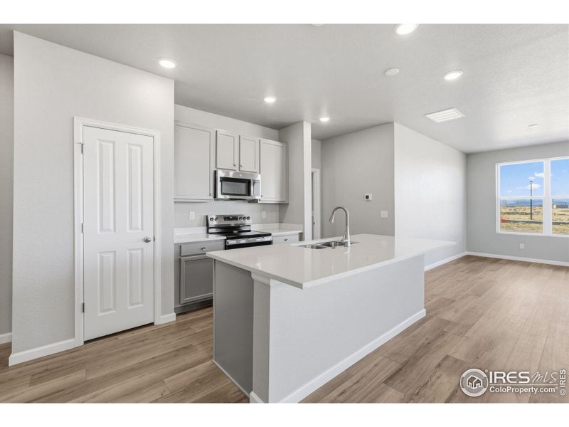 Furnished interior view inside a new home in Cordovan, Longmont (Image 11).