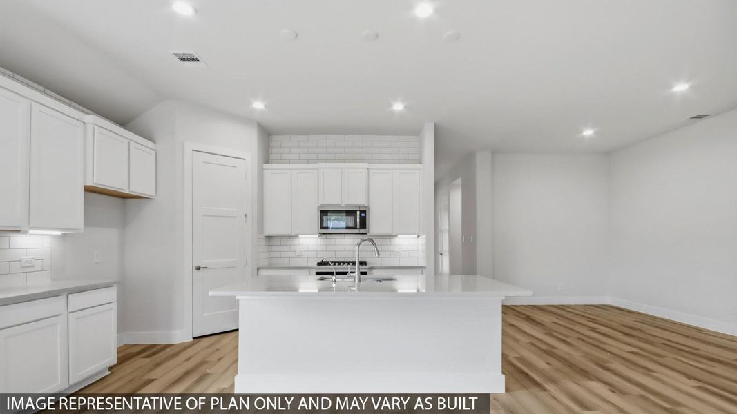 Furnished interior view inside a new home in Hills of Westlake, Conroe (Image 6).
