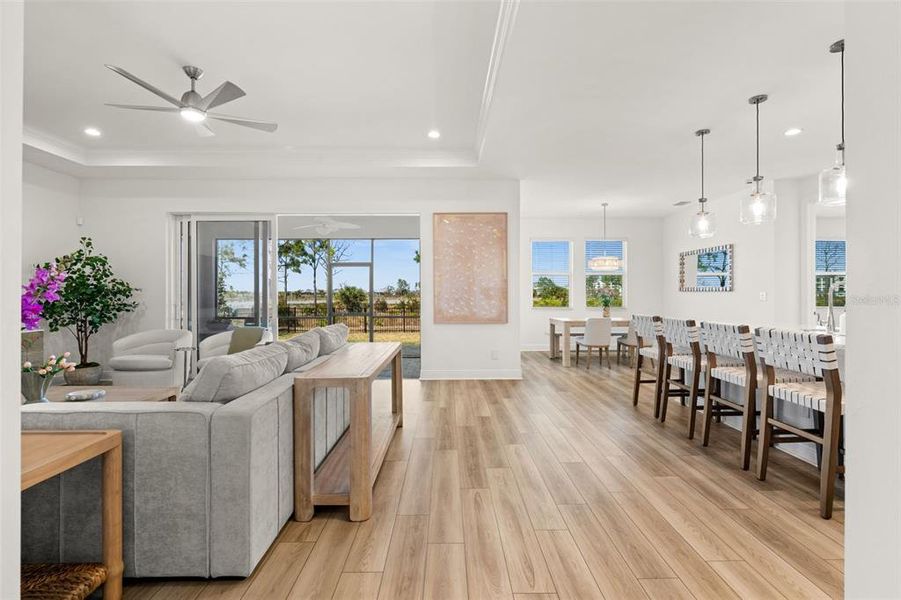 Furnished interior view inside a new home in , Punta Gorda (Image 9).