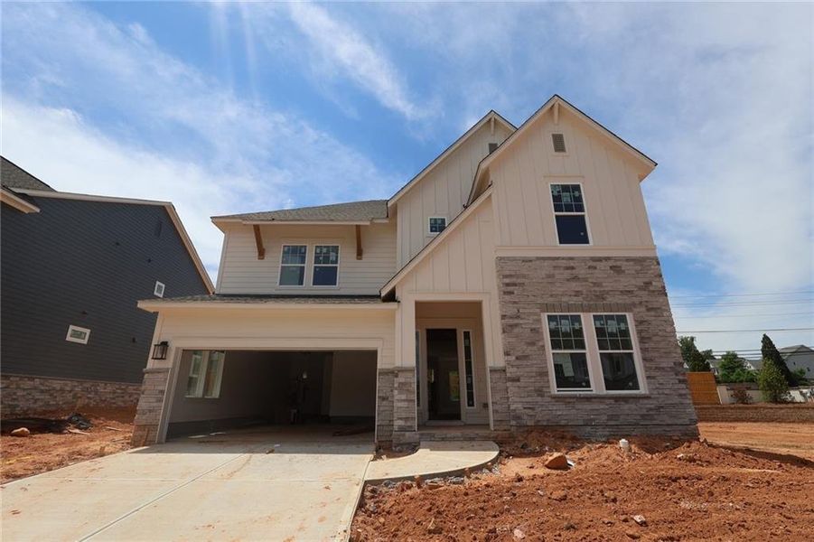 In-progress construction of a new home in Havencroft, Woodstock, GA (Image 9). In-progress construction of a new home in Havencroft, Woodstock, GA (Image 9).
