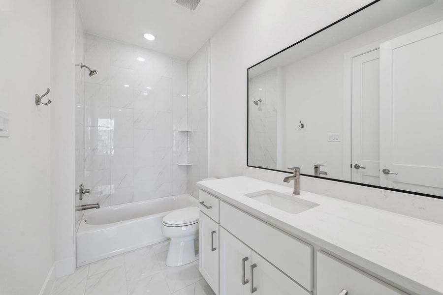 Furnished interior view inside a new home in , Houston (Image 10).