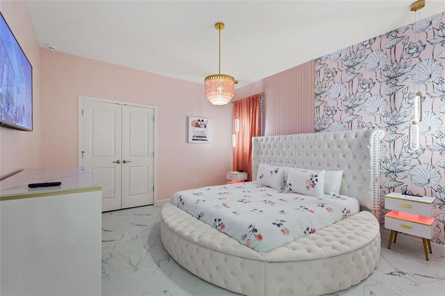 Furnished interior view inside a new home in , Kissimmee (Image 53).