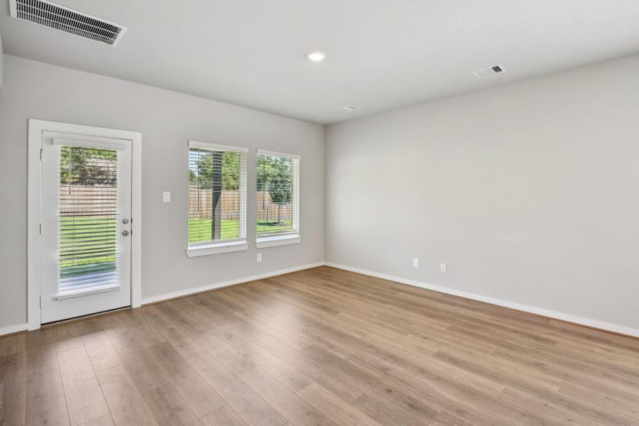 Spacious, unfurnished interior of a new home in Pine Lake Cove - Traditional Series, Montgomery (Image 24). Spacious, unfurnished interior of a new home in Pine Lake Cove - Traditional Series, Montgomery (Image 24).