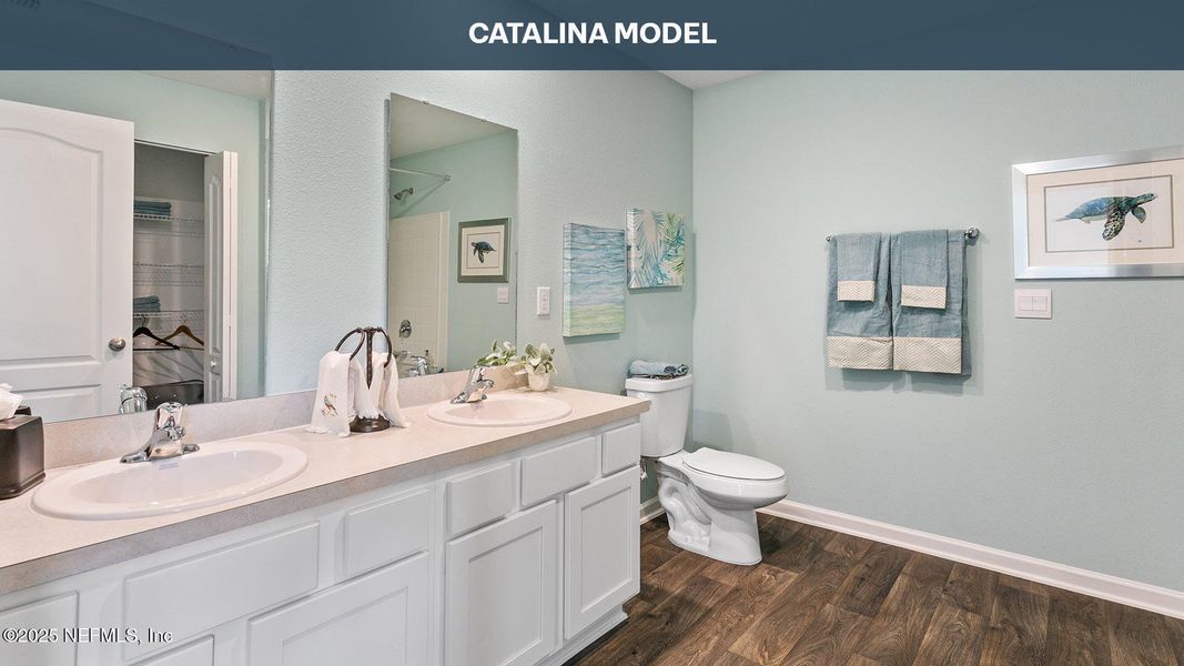 Furnished interior view inside a new home in Copes Landing, Jacksonville (Image 12). Furnished interior view inside a new home in Copes Landing, Jacksonville (Image 12).