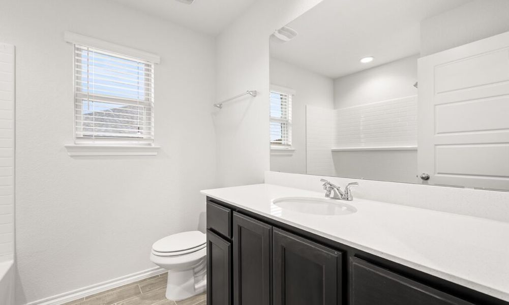 Representative exterior photo of a completed home built from the Alderbury II by Impression Homes in Stone Eagle, Azle, TX (Image 23). Representative exterior photo of a completed home built from the Alderbury II by Impression Homes in Stone Eagle, Azle, TX (Image 23).