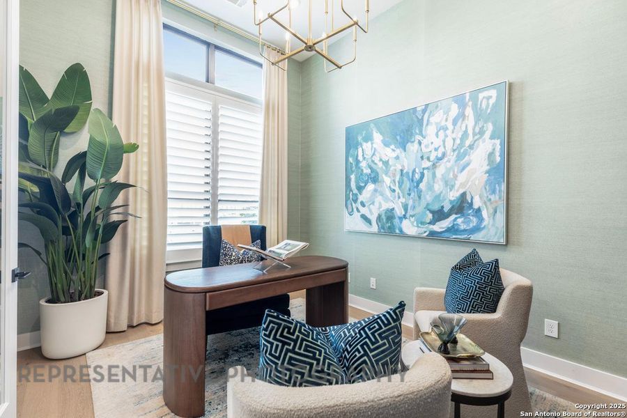 Furnished interior view inside a new home in The Ranches at Creekside, Boerne (Image 45). Furnished interior view inside a new home in The Ranches at Creekside, Boerne (Image 45).