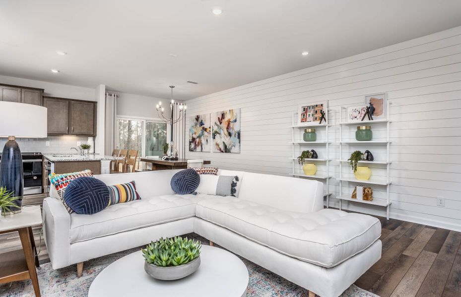 Representative furnished interior of a home built from the Hemingway by Pulte Homes in Adam's Preserve, Fairview (Image 22).