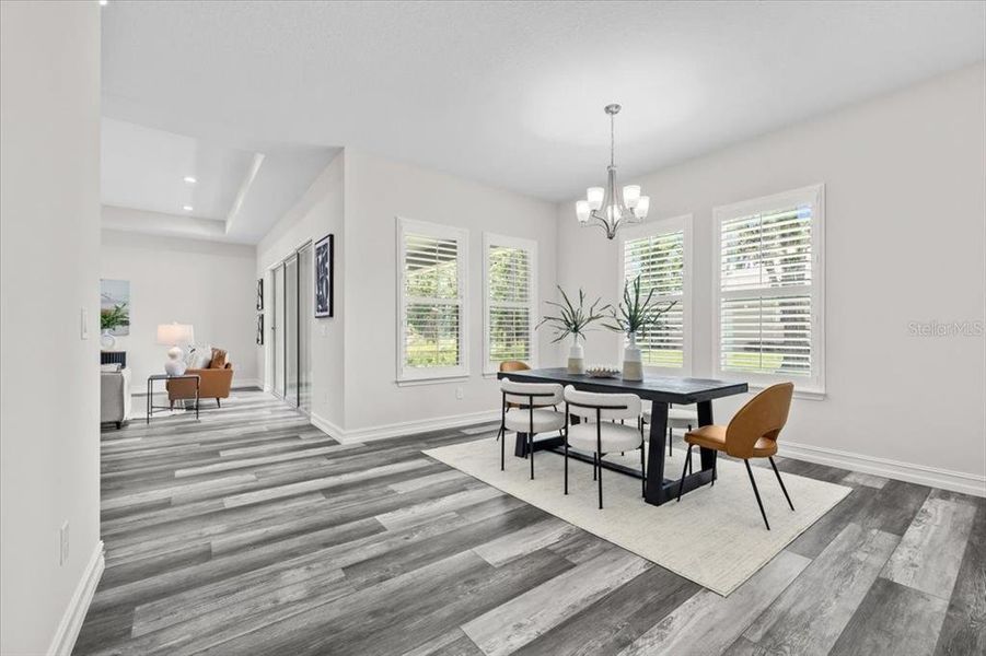 Furnished interior view inside a new home in , Lecanto (Image 11).