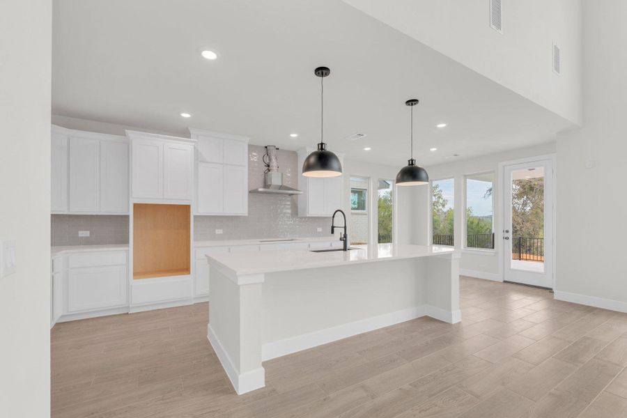 Furnished interior view inside a new home in Santa Rita Ranch, Liberty Hill (Image 8).
