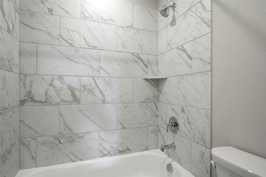 Crisp finishes and bright lighting create a clean, modern look.