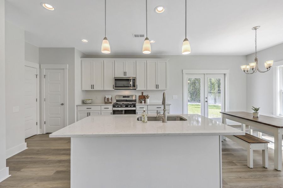 Furnished interior view inside a new home in , Dorchester (Image 9).