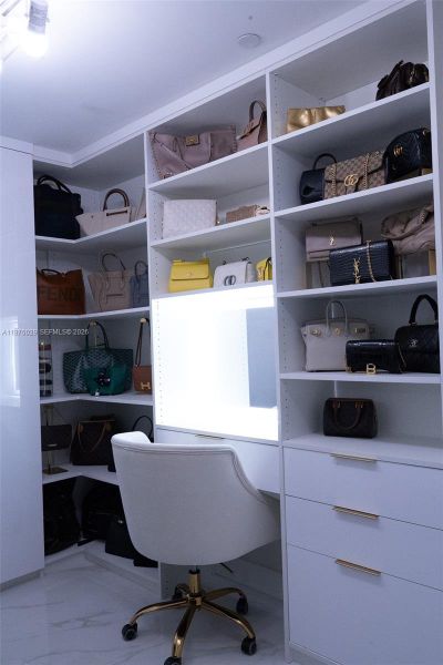 Furnished interior view inside a new home in , Miami (Image 16).