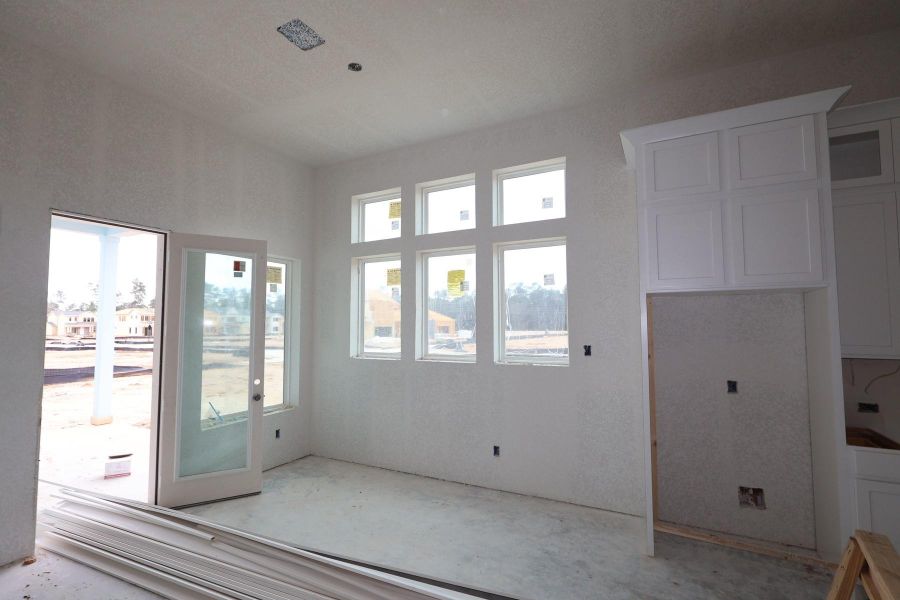 In-progress construction of a new home in Two Step Farm 42', Montgomery, TX (Image 5).