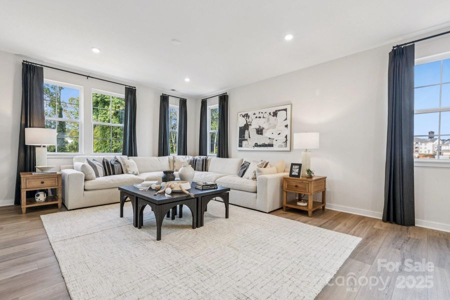Furnished interior view inside a new home in , Huntersville (Image 19).