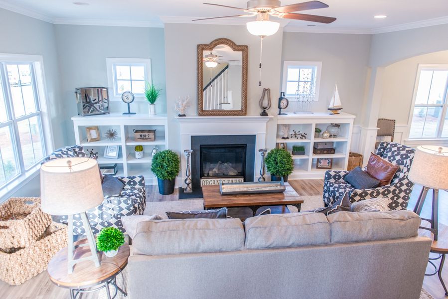 Representative furnished interior of a home built from the Hadley by Bill Clark Homes in The Sanctuary at Sunset Beach, Sunset Beach (Image 23). Representative furnished interior of a home built from the Hadley by Bill Clark Homes in The Sanctuary at Sunset Beach, Sunset Beach (Image 23).
