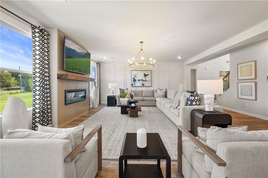 Furnished interior view inside a new home in Adagio, Dacula (Image 33).