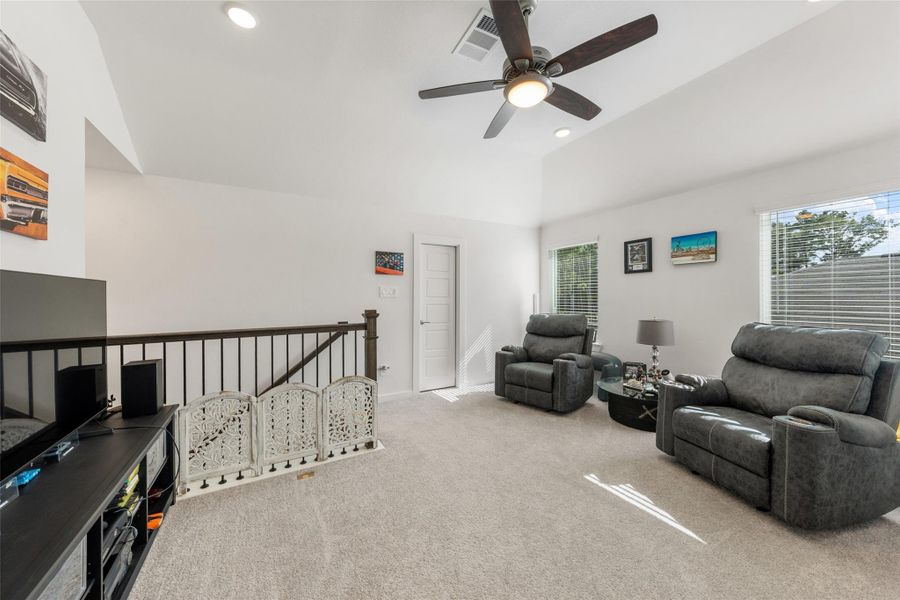 Furnished interior view inside a new home in Pinewood at Grand Texas, New Caney (Image 13).