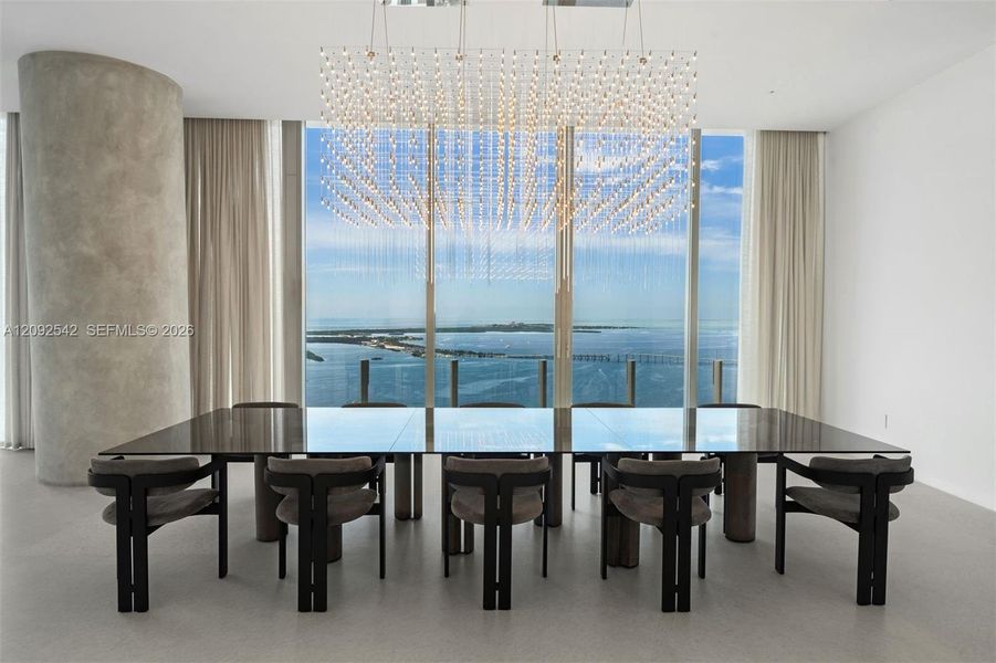 Furnished interior view inside a new home in , Miami (Image 9). Furnished interior view inside a new home in , Miami (Image 9).