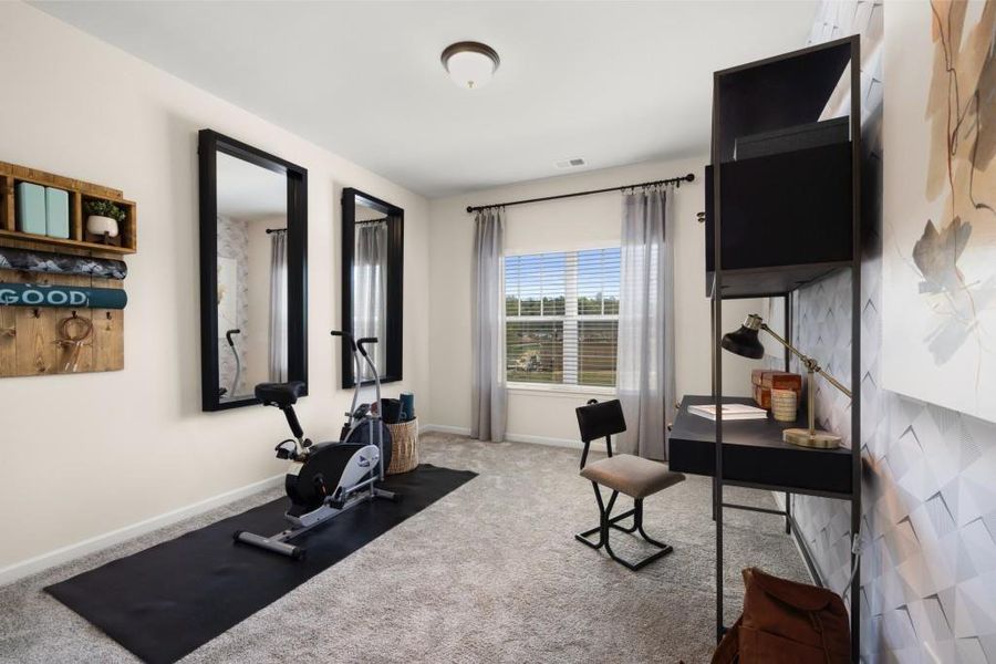 Furnished interior view inside a new home in Franklin Manor, Lawrenceville (Image 16).