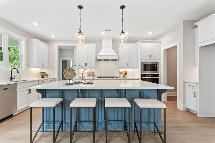 Furnished interior view inside a new home in Oak Valley Estates, Marietta (Image 10).