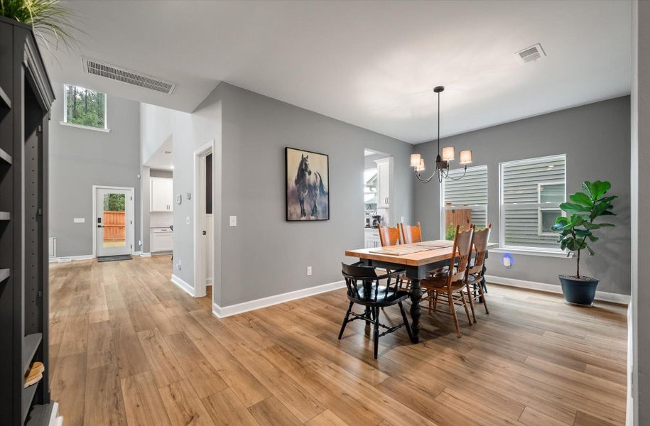 Furnished interior view inside a new home in Watson Hill, Summerville (Image 8).