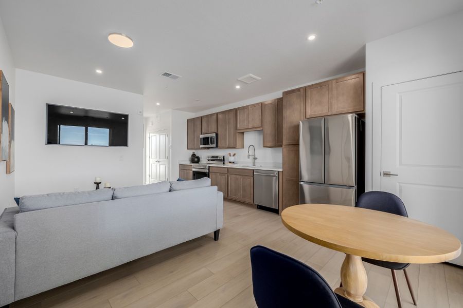 Furnished interior view inside a new home in The Scene at Sloan's Lake, Denver (Image 17).