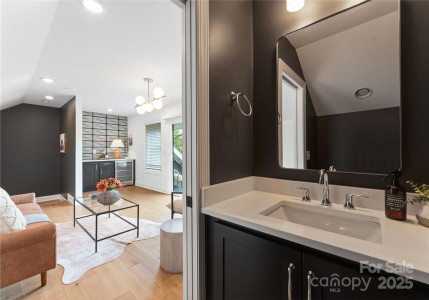 Furnished interior view inside a new home in , Charlotte (Image 28).