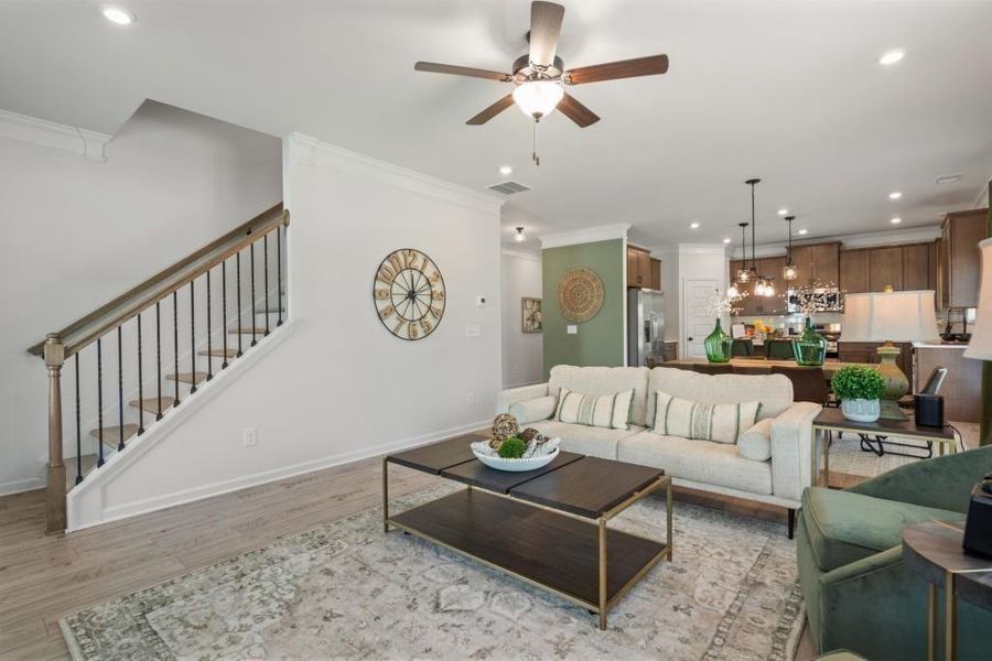 Furnished interior view inside a new home in The Stiles, Cartersville (Image 22).