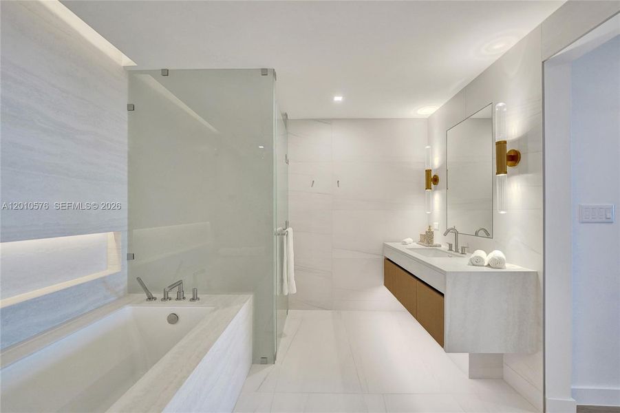 Furnished interior view inside a new home in , Pompano Beach (Image 51).