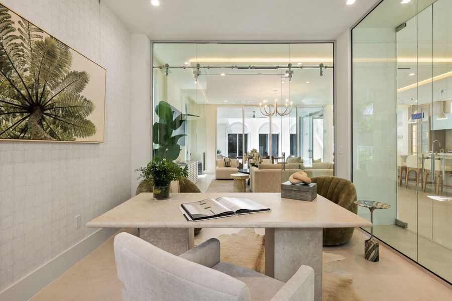 Furnished interior view inside a new home in , Delray Beach (Image 36).