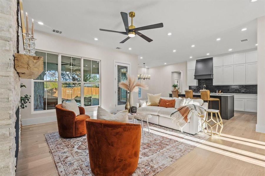 Furnished interior view inside a new home in , Denison (Image 17). Furnished interior view inside a new home in , Denison (Image 17).