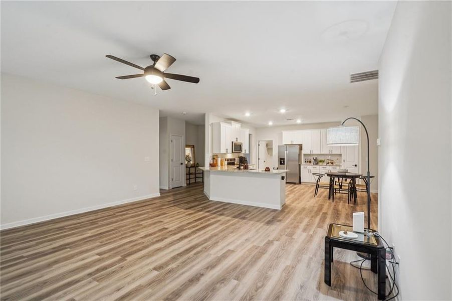Furnished interior view inside a new home in , Dacula (Image 8).