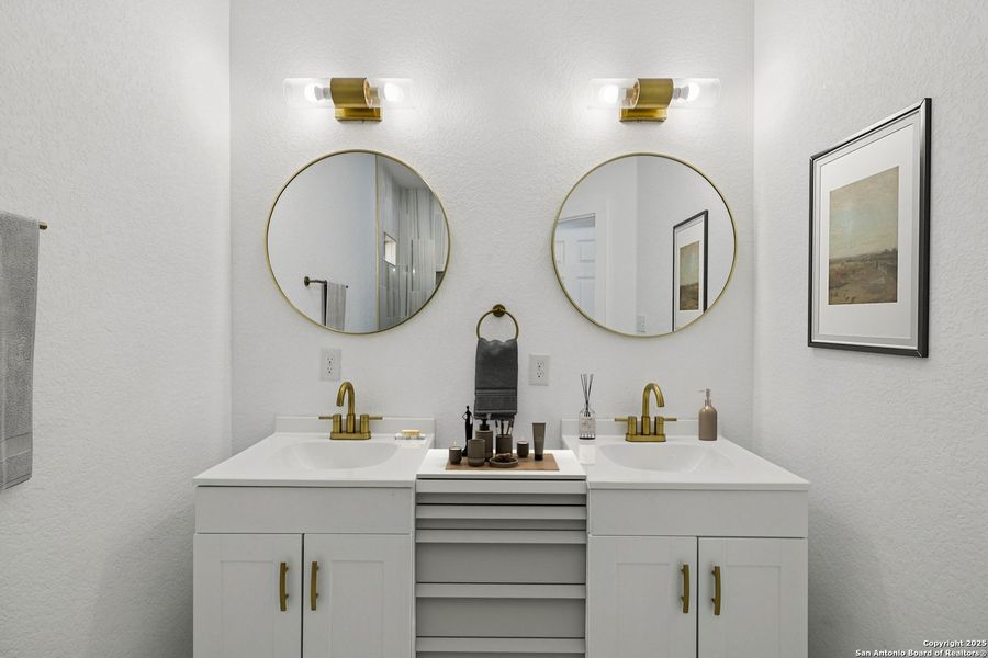 Furnished interior view inside a new home in , San Antonio (Image 17). Furnished interior view inside a new home in , San Antonio (Image 17).