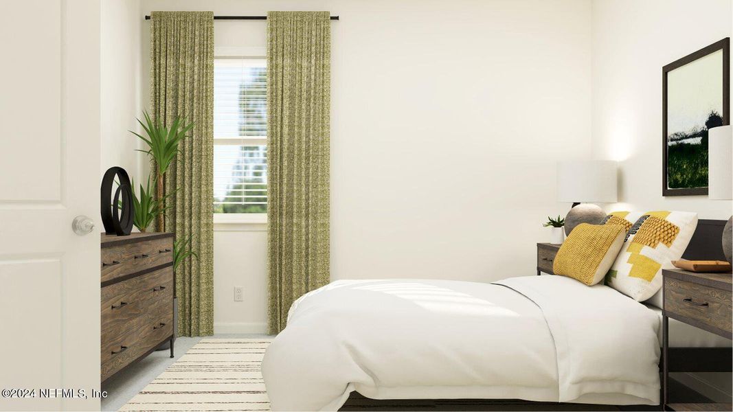 Furnished interior view inside a new home in Silver Falls Single Family at SilverLeaf, St. Augustine (Image 14).