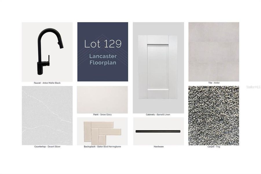 Sample of building materials used in homes in Center Lake on the Park, St. Cloud (Image 5).