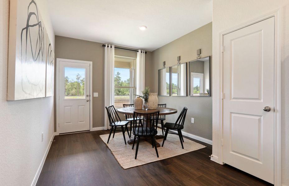 Representative furnished interior of a home built from the Taft by Pulte Homes in Crosswinds, Kyle (Image 7).