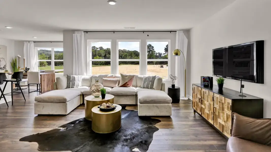 Furnished interior view inside a new home in Keebler Meadows, Johnson City (Image 11).