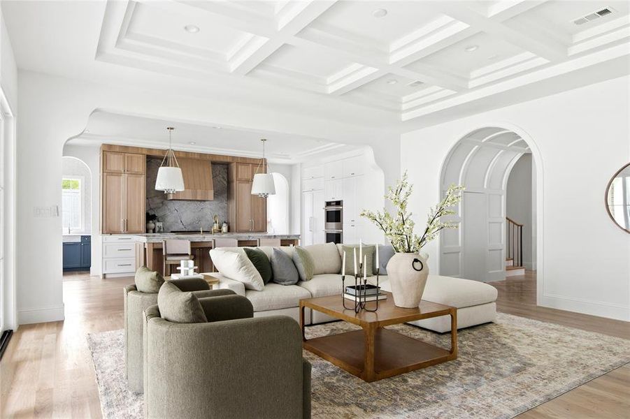 Furnished interior view inside a new home in , Dallas (Image 6). Furnished interior view inside a new home in , Dallas (Image 6).