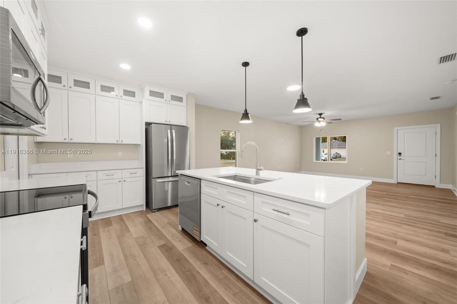 Furnished interior view inside a new home in , Sebring (Image 12).