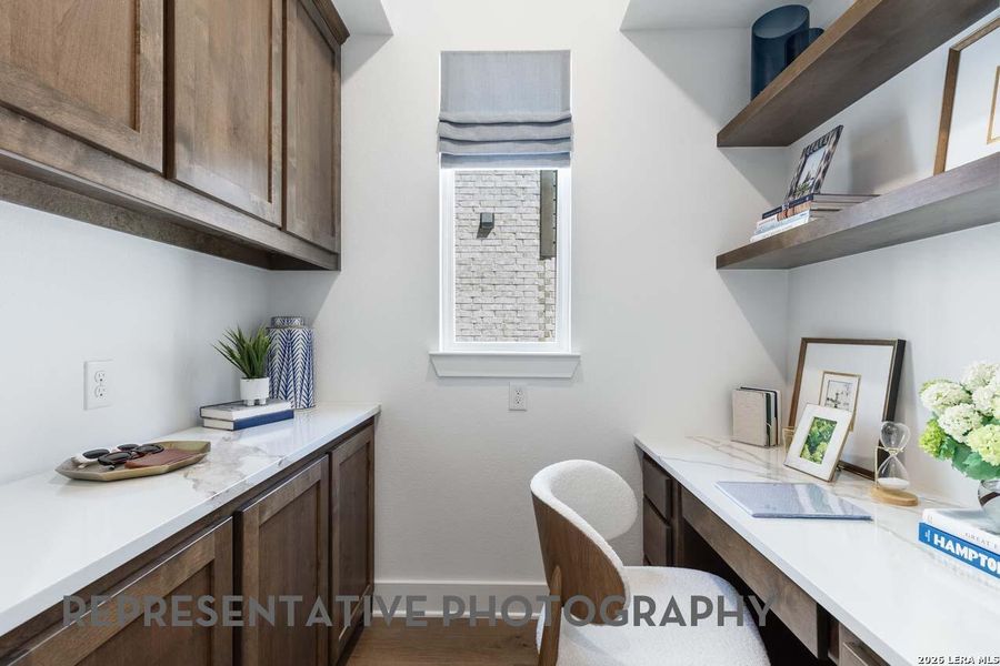 Furnished interior view inside a new home in Davis Ranch, San Antonio (Image 4).