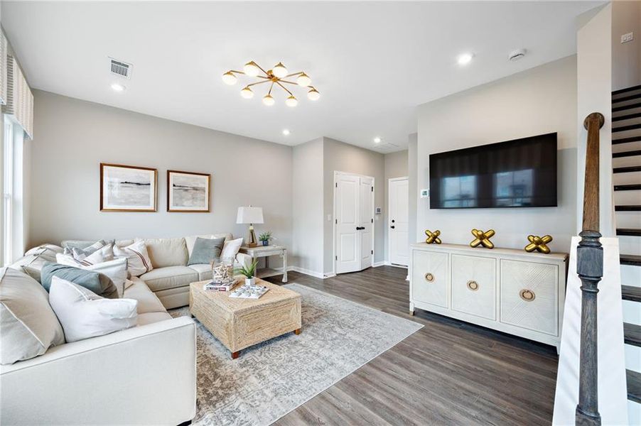 Furnished interior view inside a new home in Waverly at Buice Lake, Acworth (Image 19).