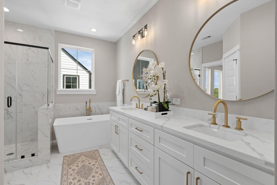 Furnished interior view inside a new home in , Houston (Image 36). Furnished interior view inside a new home in , Houston (Image 36).