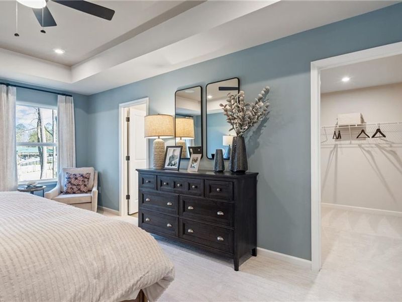 Furnished interior view inside a new home in The Village at Shallowford, Kennesaw (Image 42). Furnished interior view inside a new home in The Village at Shallowford, Kennesaw (Image 42).