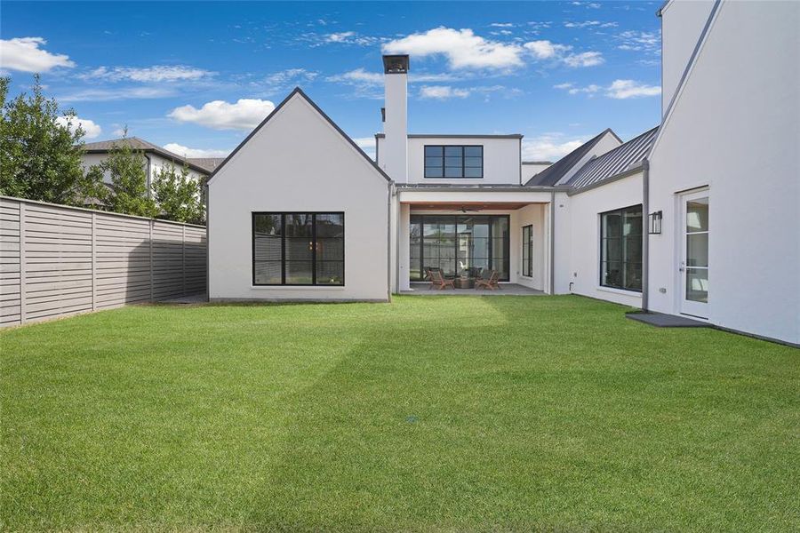 Exterior details and patio area of a home in , Dallas (Image 23). Exterior details and patio area of a home in , Dallas (Image 23).
