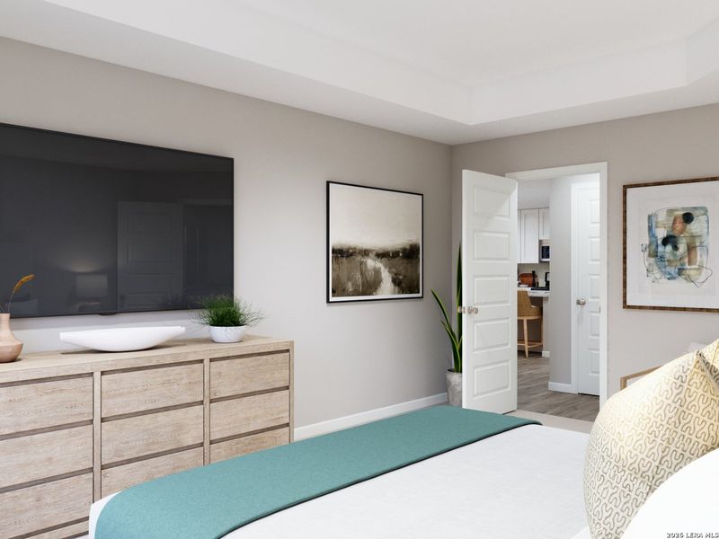 Furnished interior view inside a new home in Swenson Heights, Seguin (Image 27).