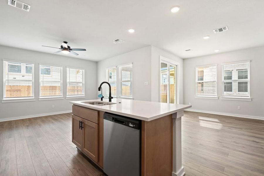 Furnished interior view inside a new home in Union Collection at Park Central, Georgetown (Image 14).
