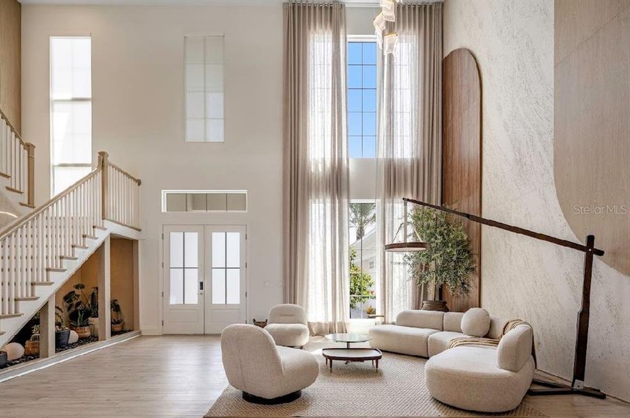 Furnished interior view inside a new home in , Montverde (Image 8).