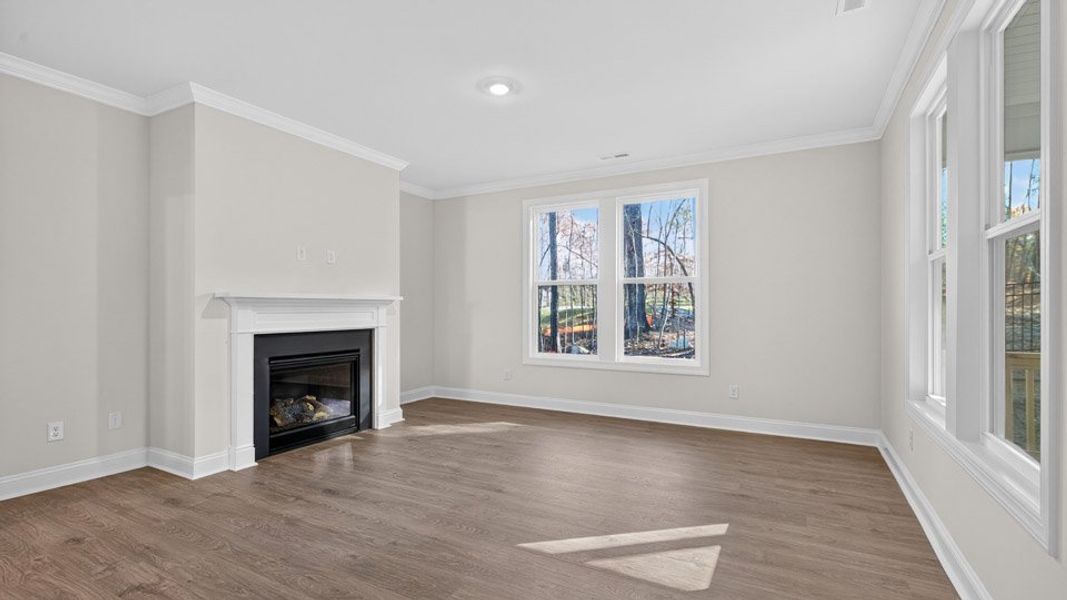 Spacious, unfurnished interior of a new home in The Estates Park, Apex (Image 15).