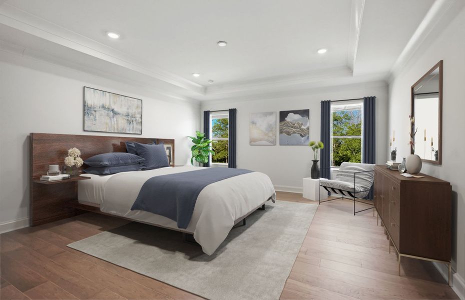 Furnished interior view inside a new home in Kinsdale, Lancaster (Image 5).